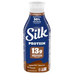 Silk High Protein Soy Milk Chocolate 48 oz