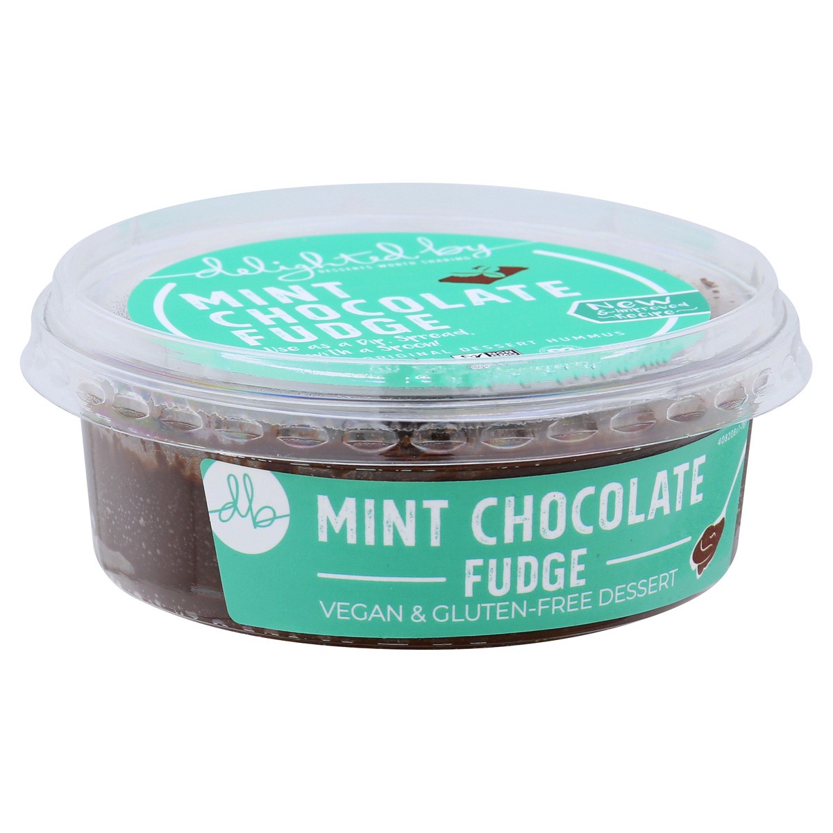 slide 5 of 12, Delighted By Mint Chocolate Fudge Dessert Hummus 8 oz, 8 oz