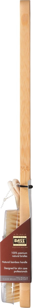 slide 2 of 9, Bass Brushes Deluxe Long Handle Firm Body Shower Scrub, 100% Wild Boar Bristles, 1 ct