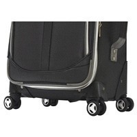 slide 7 of 21, Olympia Tuscany 21-Inch Spinner Carry-On - Black, 14 in x 8 in x 21 in