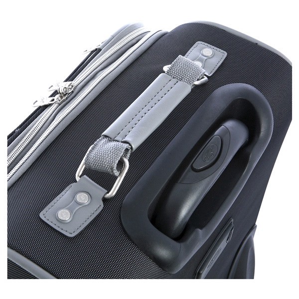 slide 5 of 21, Olympia Tuscany 21-Inch Spinner Carry-On - Black, 14 in x 8 in x 21 in