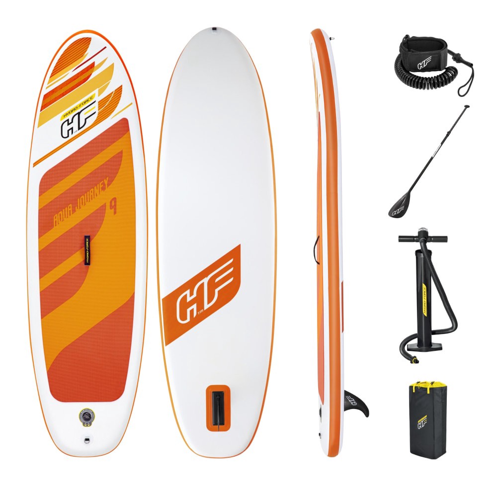 slide 1 of 5, Bestway Hydro Force Inflatable Aqua Journey Sup Stand Up Paddle Board Set, 1 ct