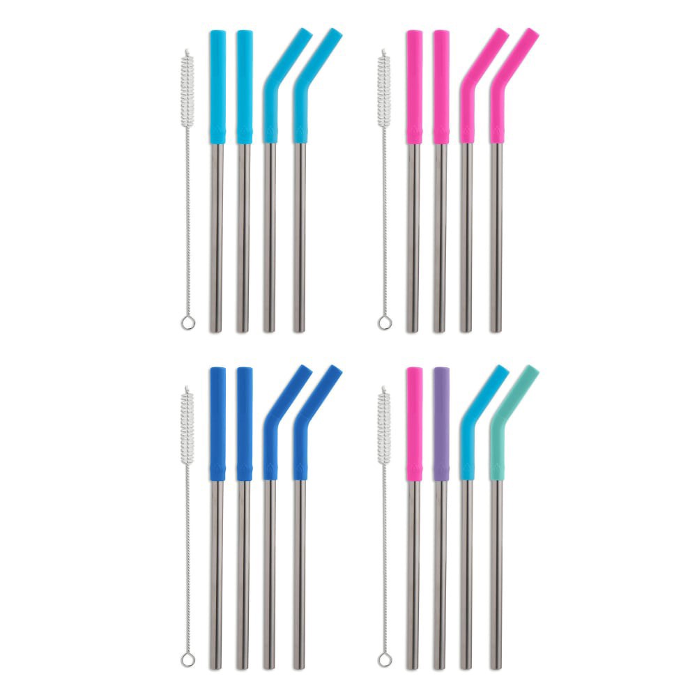 slide 2 of 2, Core Home Straw Set - Assorted, 5 ct