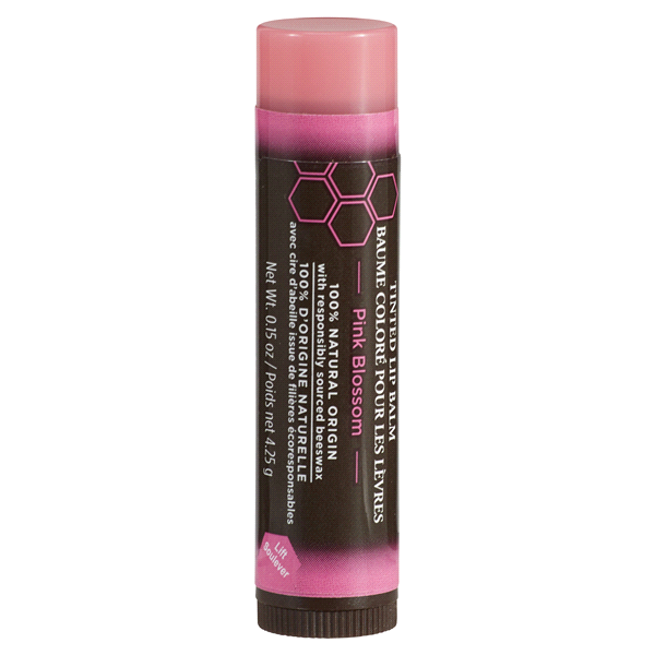 slide 3 of 5, Burt's Bees Tinted Lip Balm Pink Blossom, 0.15 oz