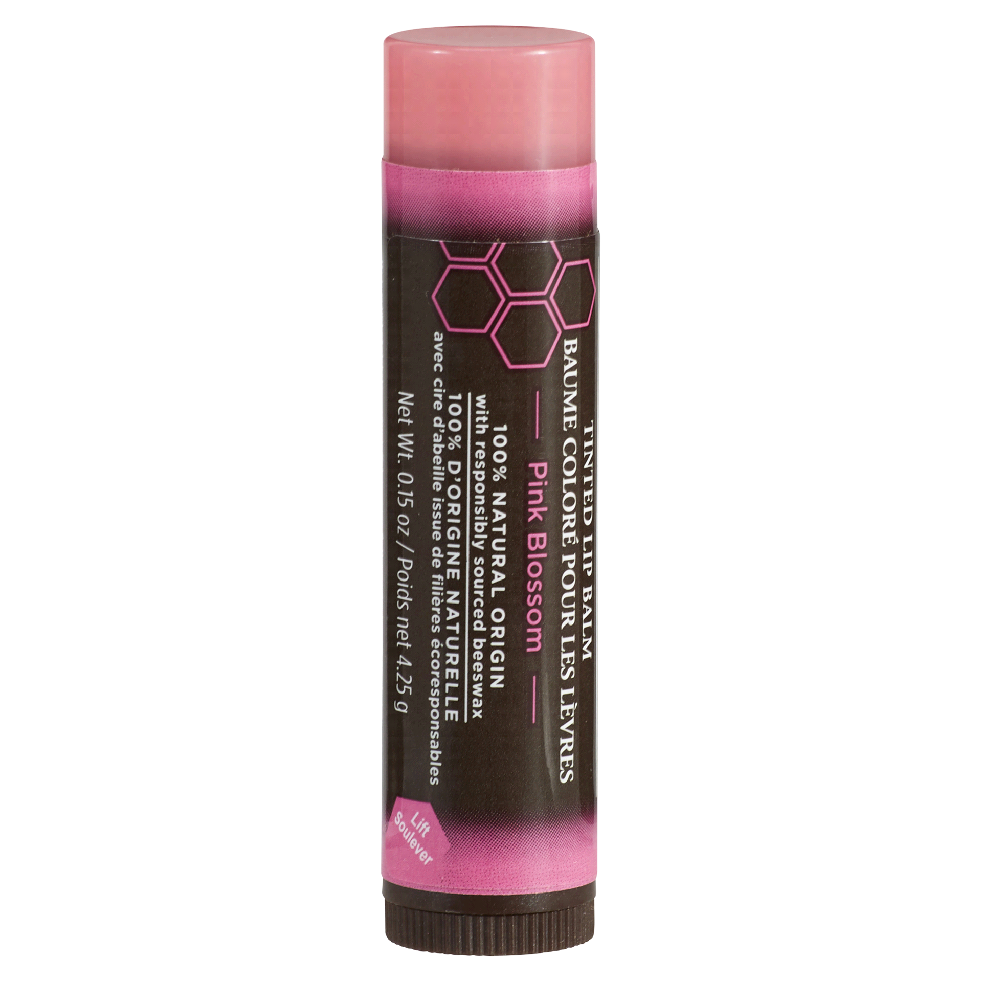 slide 5 of 5, Burt's Bees Tinted Lip Balm Pink Blossom, 0.15 oz