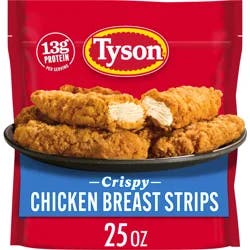 Tyson Fully Cooked Crispy Chicken Strips, 25 oz. (Frozen)