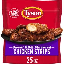 Tyson Honey BBQ Chicken Strips, 25 oz (Frozen)