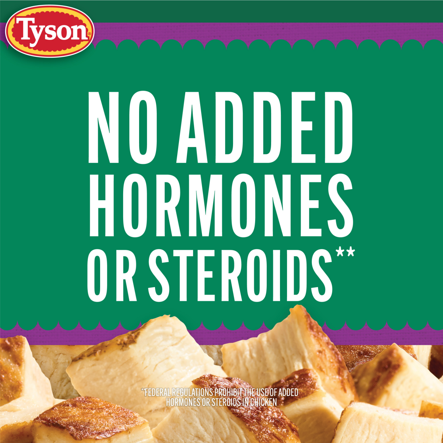 slide 4 of 8, Tyson Grilled & Ready Fully Cooked Oven Roasted Diced Chicken Breast, 22 oz. (Frozen), 22 oz