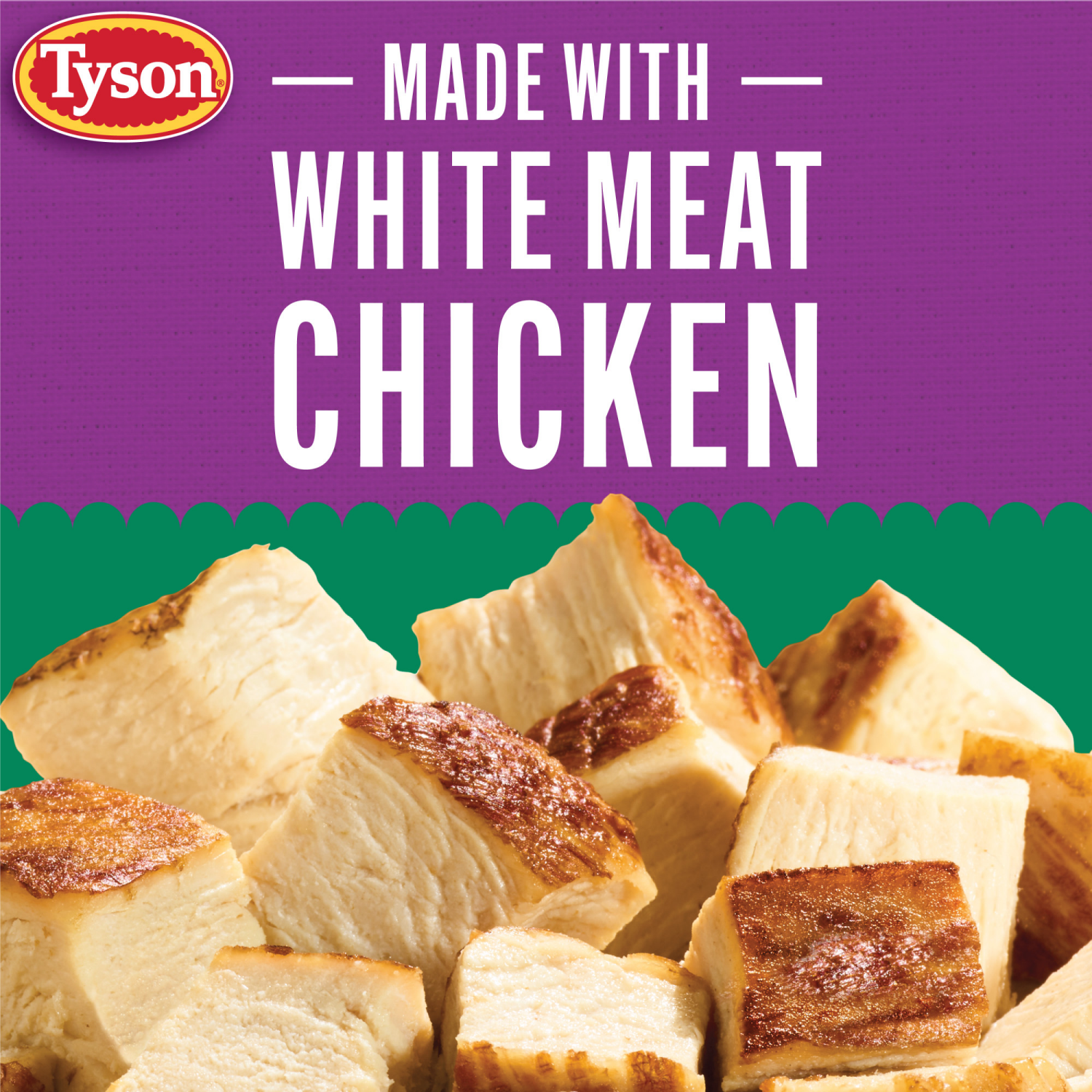 slide 6 of 8, Tyson Grilled & Ready Fully Cooked Oven Roasted Diced Chicken Breast, 22 oz. (Frozen), 22 oz