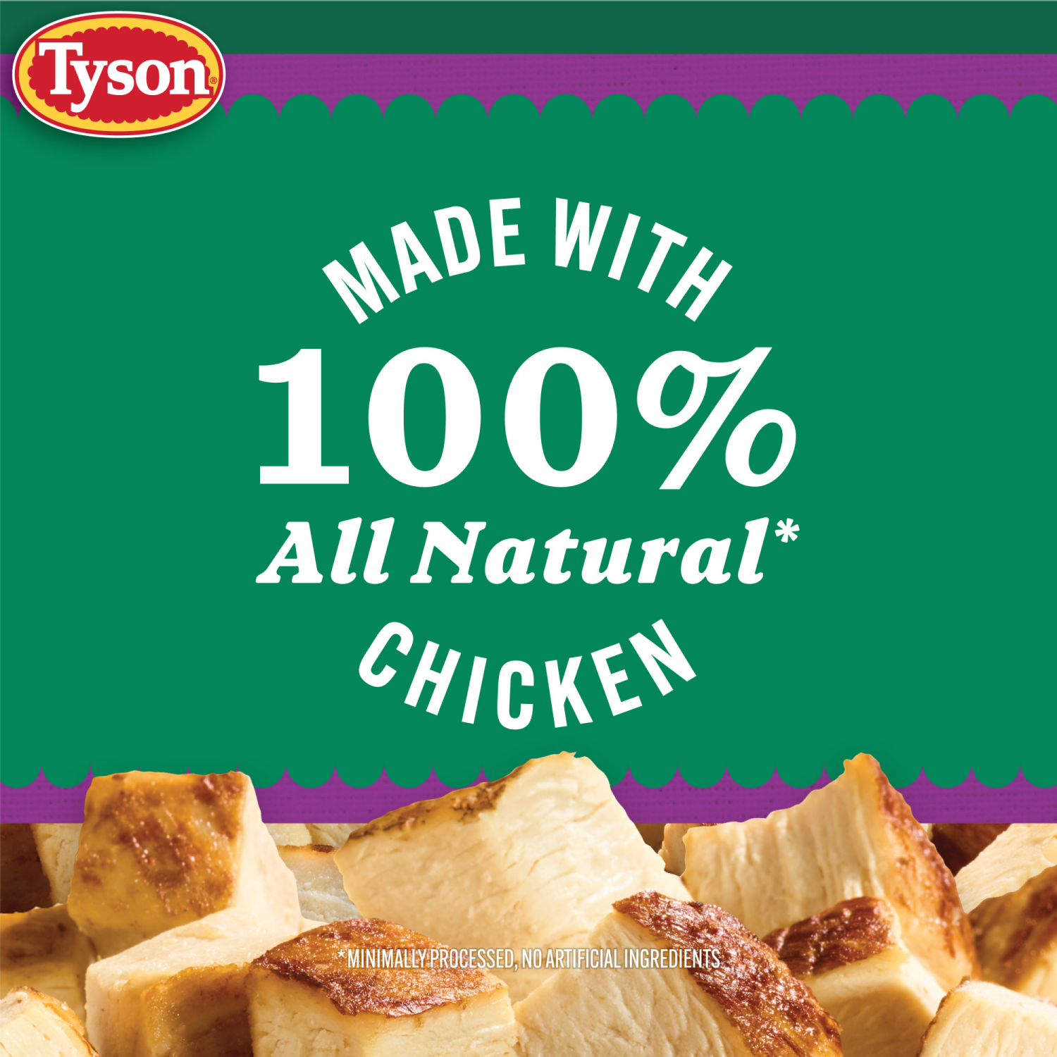 slide 8 of 8, Tyson Grilled & Ready Fully Cooked Oven Roasted Diced Chicken Breast, 22 oz. (Frozen), 22 oz