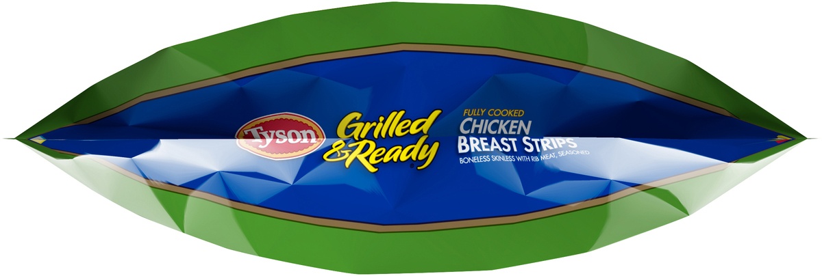 slide 5 of 7, Tyson Grilled & Ready Chicken Breast Strips, 35 oz