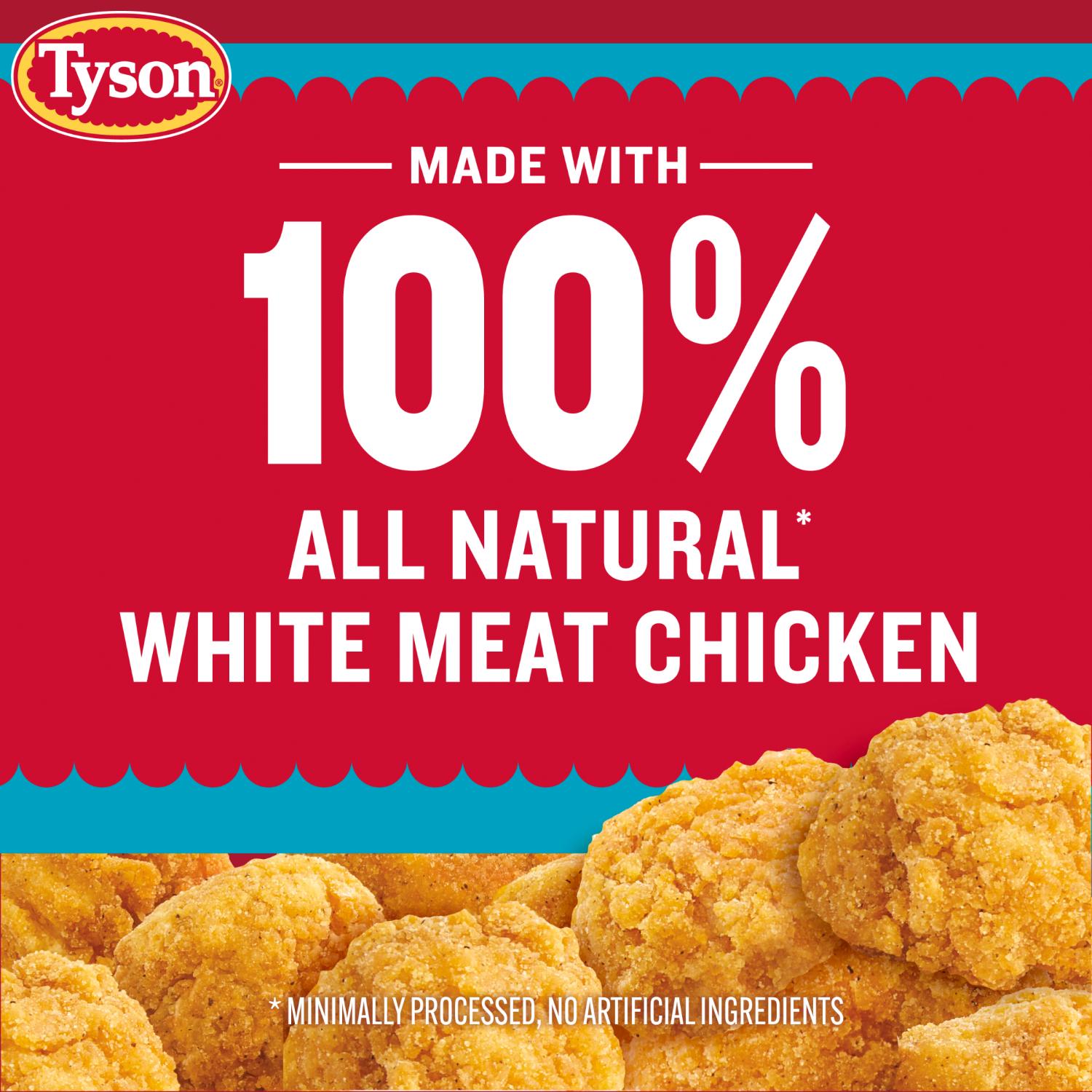 slide 7 of 8, Tyson Any'tizersPopcorn Chicken, 44 oz. (Frozen), 44 oz