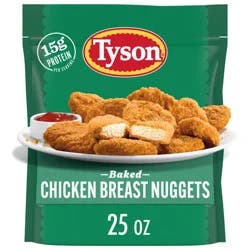 Tyson Air Fried Perfectly Crispy Chicken Nuggets, 25 oz. (Frozen)