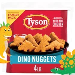 Tyson Frozen Dino Nuggets, 4 lb