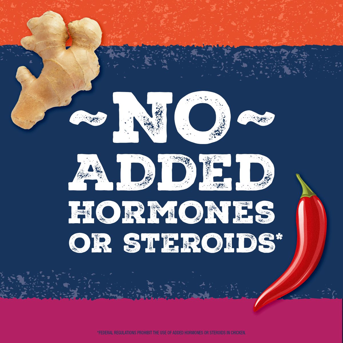 slide 3 of 5, Tyson Korean BBQ Frozen Chicken Wings, 40 oz Bag, 1.13 kg