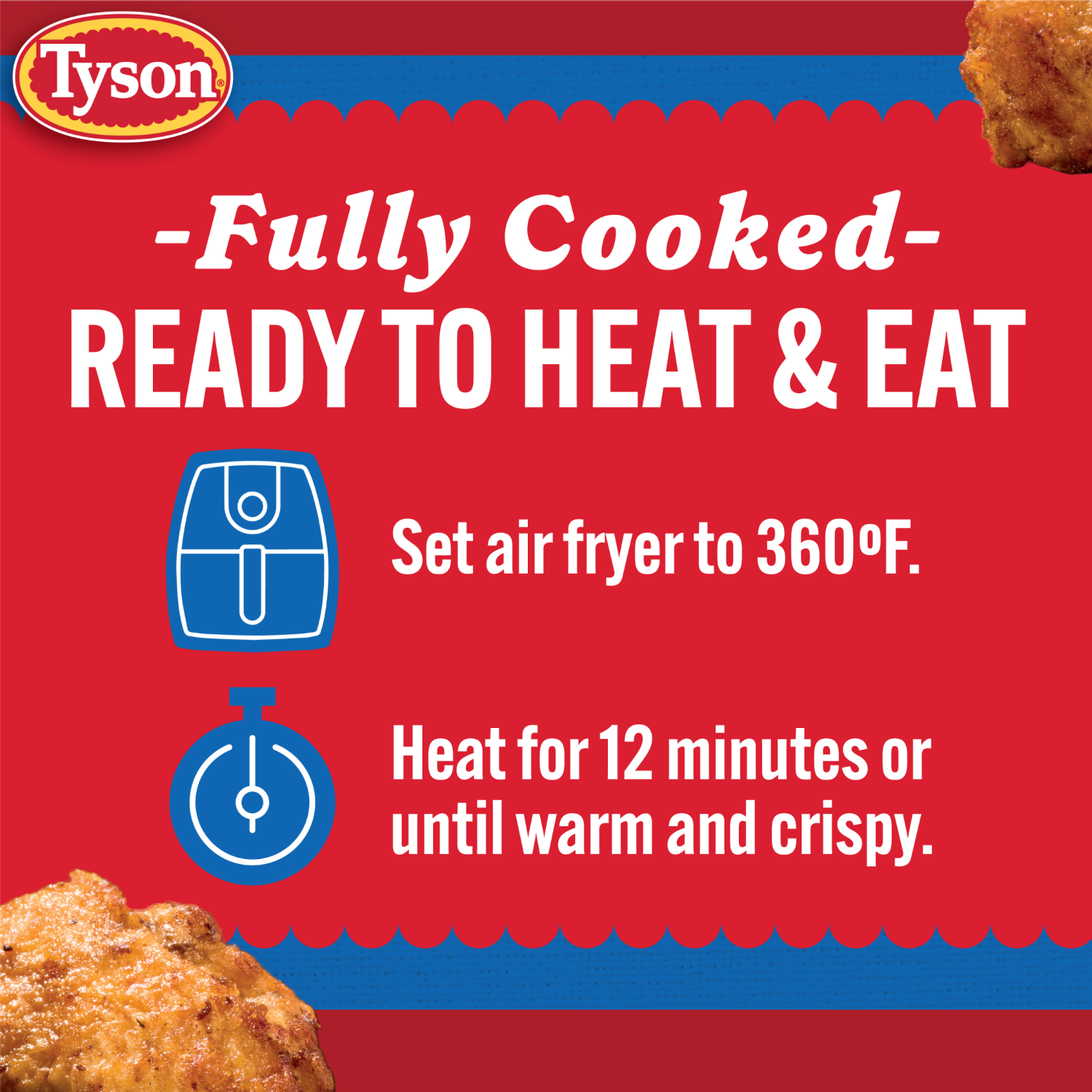 slide 2 of 8, Tyson Frozen Rotisserie Seasoned Crispy Wings, 16 oz, 16 oz