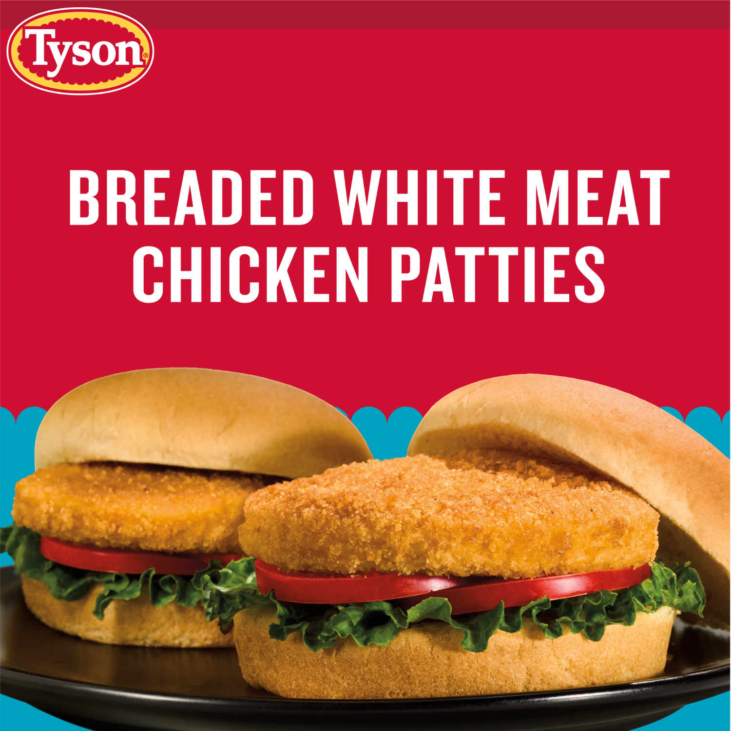 slide 3 of 8, Tyson Fully Cooked Chicken Patties, 23 oz. (Frozen), 23 oz