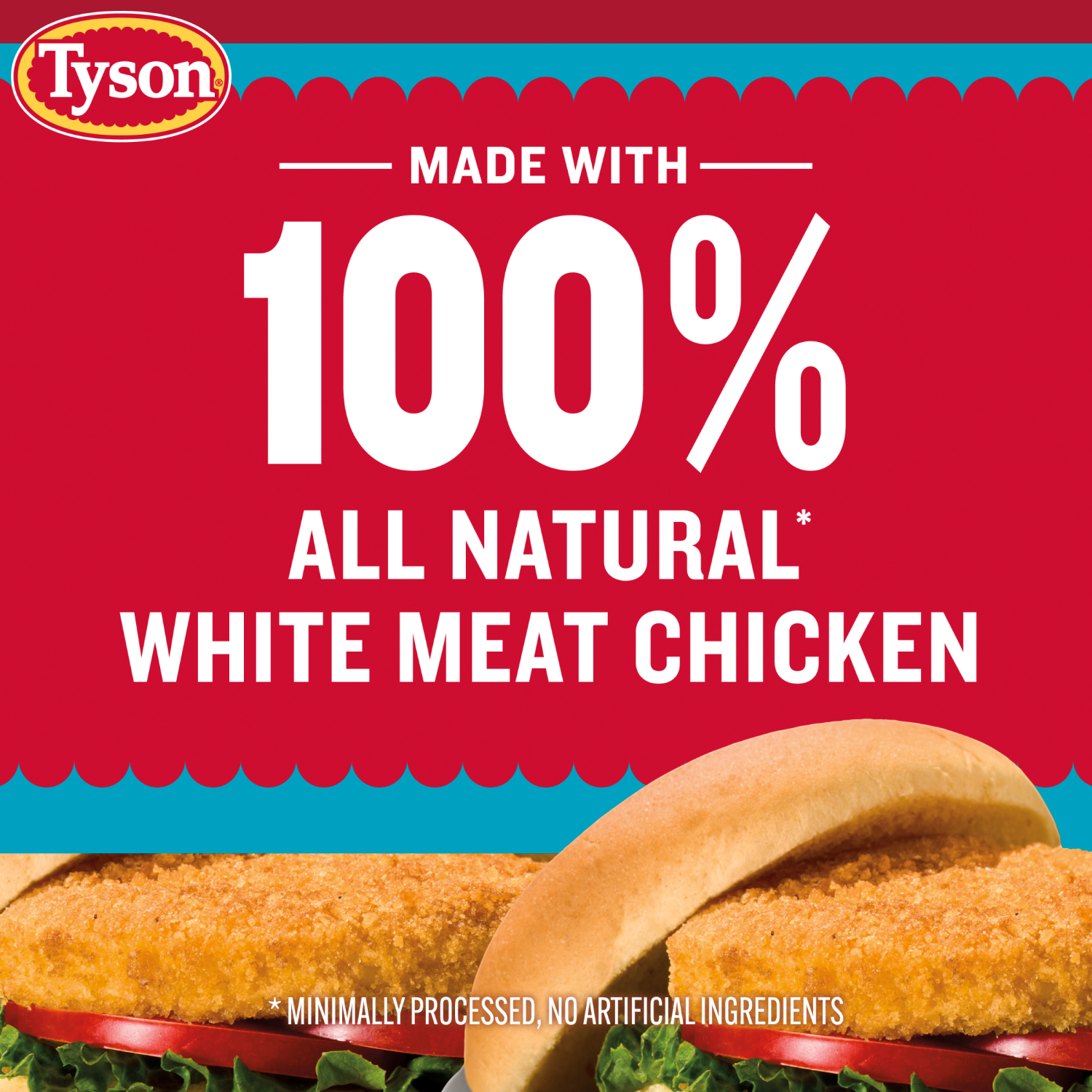 slide 5 of 8, Tyson Fully Cooked Chicken Patties, 23 oz. (Frozen), 23 oz