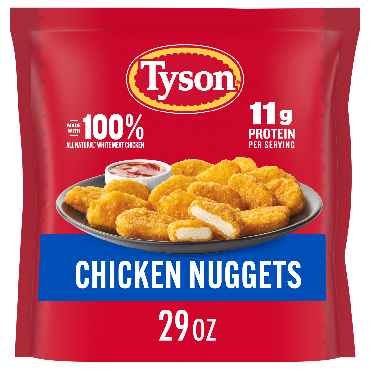 slide 1 of 8, Tyson Frozen Chicken Nuggets, 29 oz, 29 oz