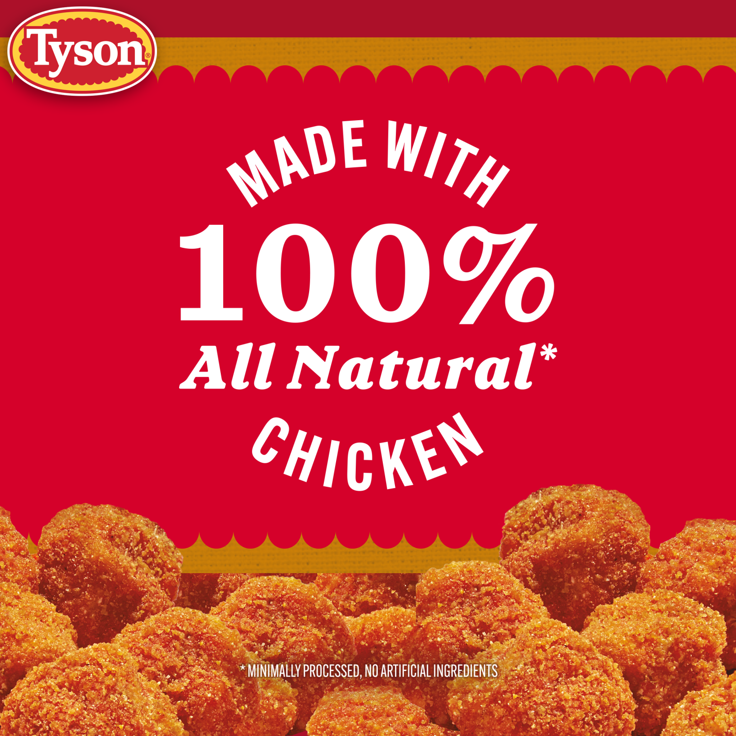 slide 5 of 8, Tyson Frozen Fired Up Popcorn Chicken, 25 oz, 25 oz