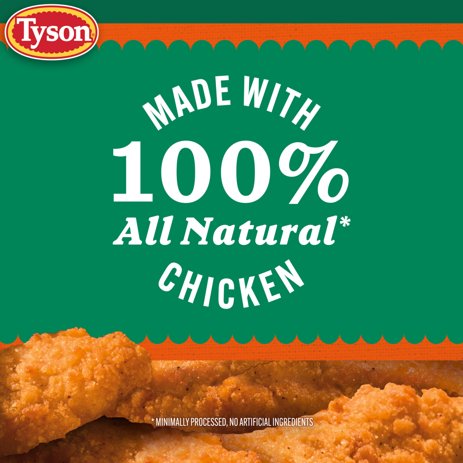 slide 2 of 7, Tyson Lightly Breaded Buffalo Style Chicken Breast Strips, Fully Cooked, 20 oz