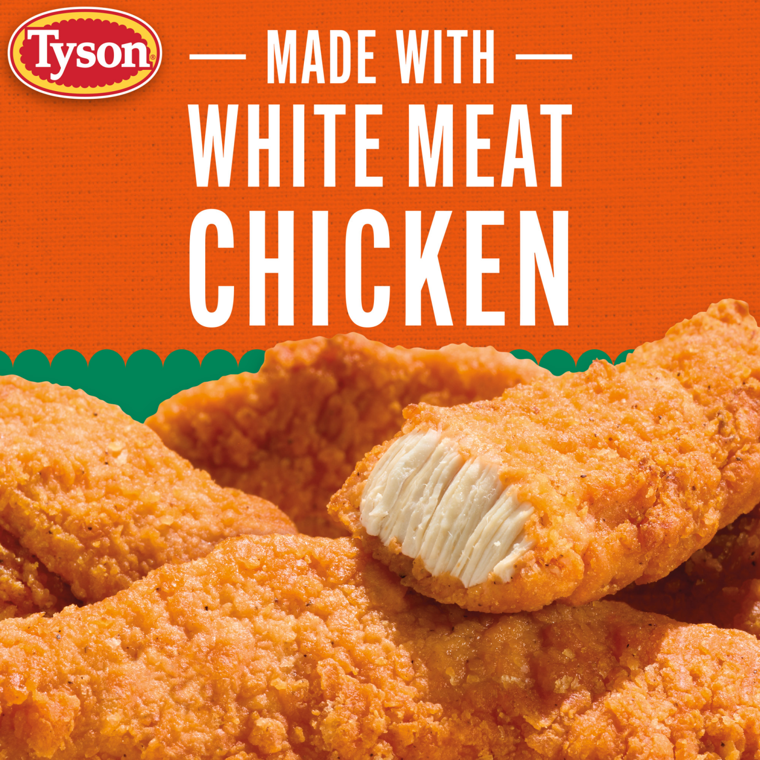 slide 5 of 7, Tyson Lightly Breaded Buffalo Style Chicken Breast Strips, Fully Cooked, 20 oz