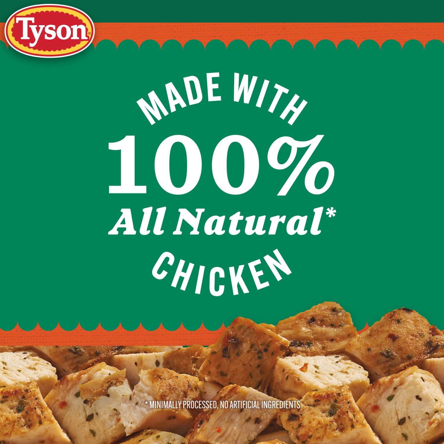 slide 2 of 7, Tyson Sundried Tomato Flavored Diced Chicken Breast, 20 oz