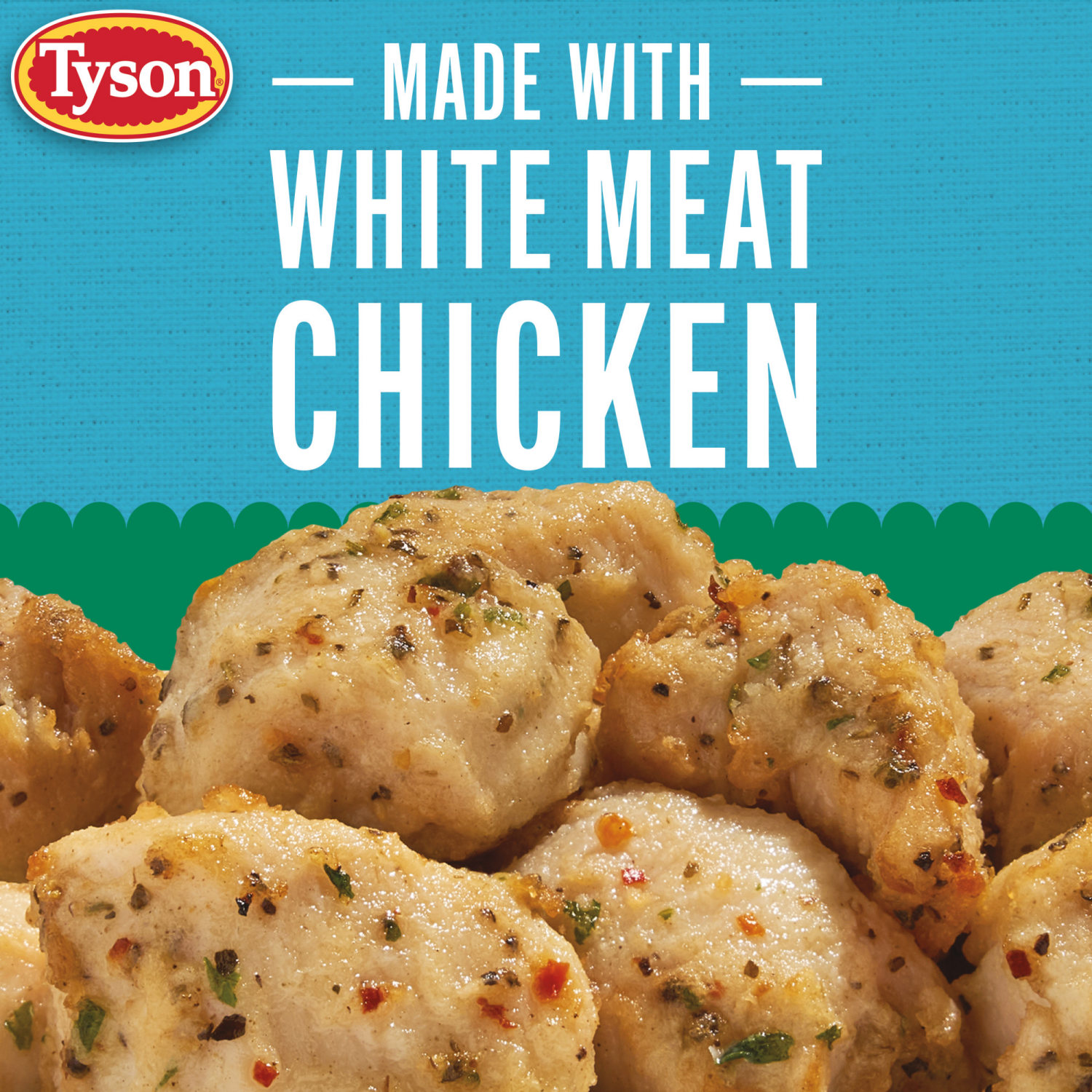 slide 6 of 8, Tyson Mediterranean Style Boneless Chicken Bites, Fully Cooked, 20 oz