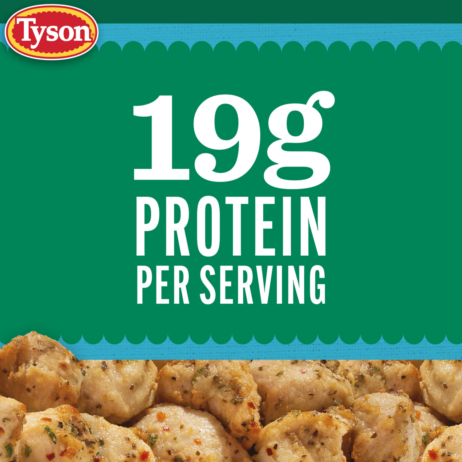 slide 7 of 8, Tyson Mediterranean Style Boneless Chicken Bites, Fully Cooked, 20 oz