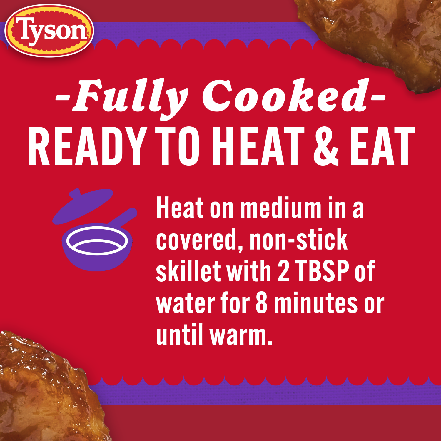 slide 3 of 7, Tyson Korean BBQ Style Boneless Chicken Bites, Fully Cooked, 20 oz