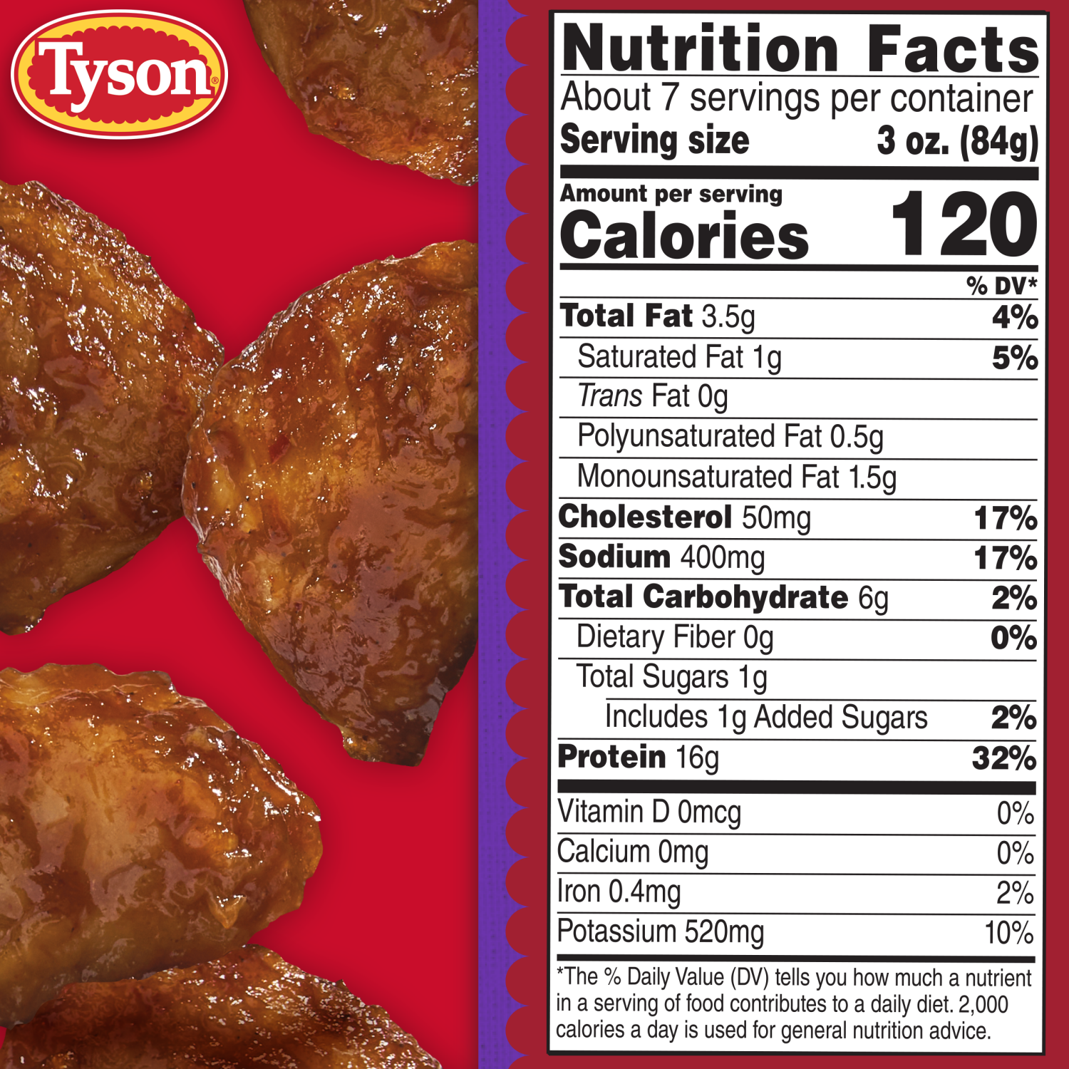 slide 4 of 7, Tyson Korean BBQ Style Boneless Chicken Bites, Fully Cooked, 20 oz