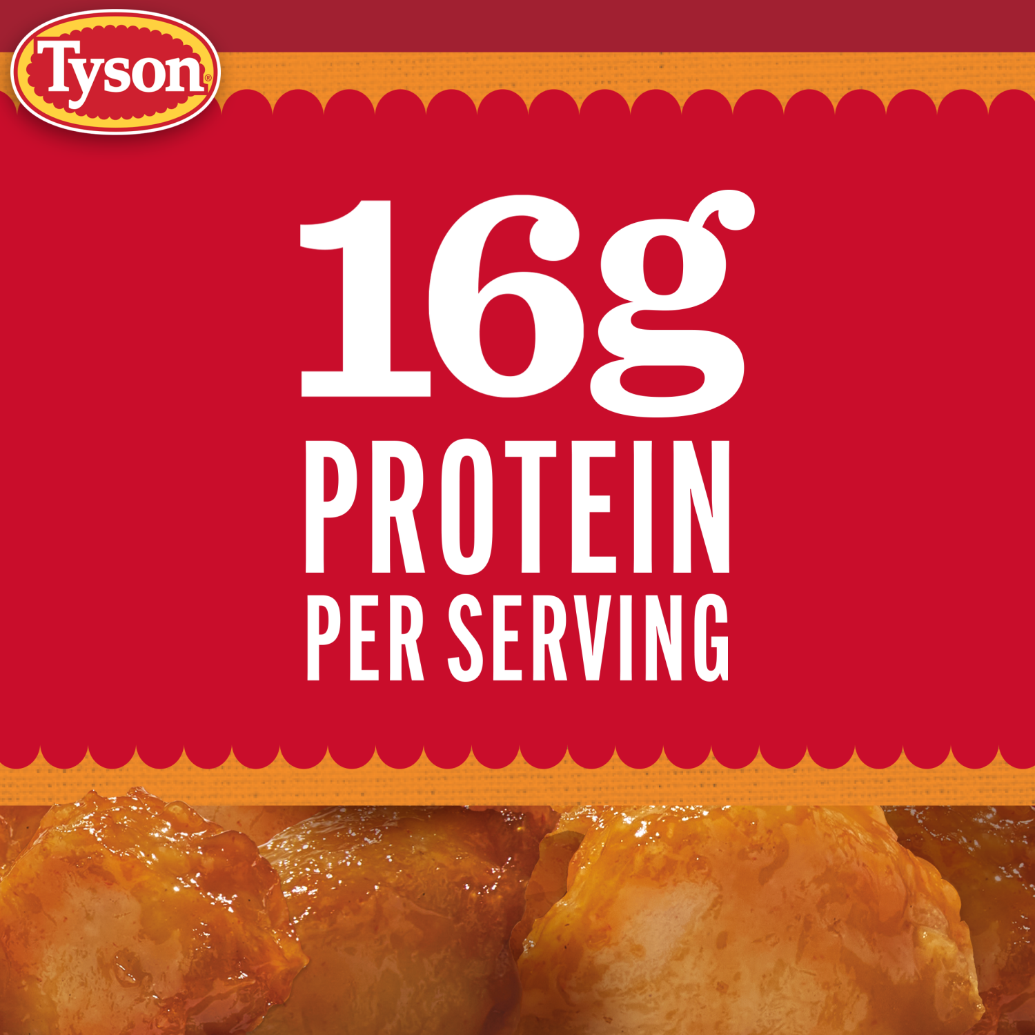 slide 7 of 8, Tyson Hot Orange Boneless Chicken Bites, Fully Cooked, 20 oz