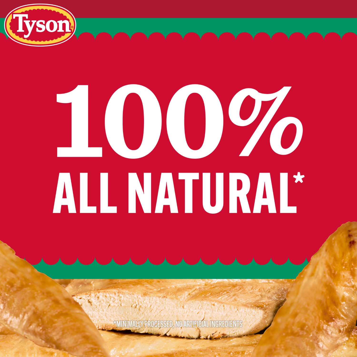 slide 3 of 7, Tyson Boneless Skinless Chicken Breasts, 2.5 lb. (Frozen), 40 oz