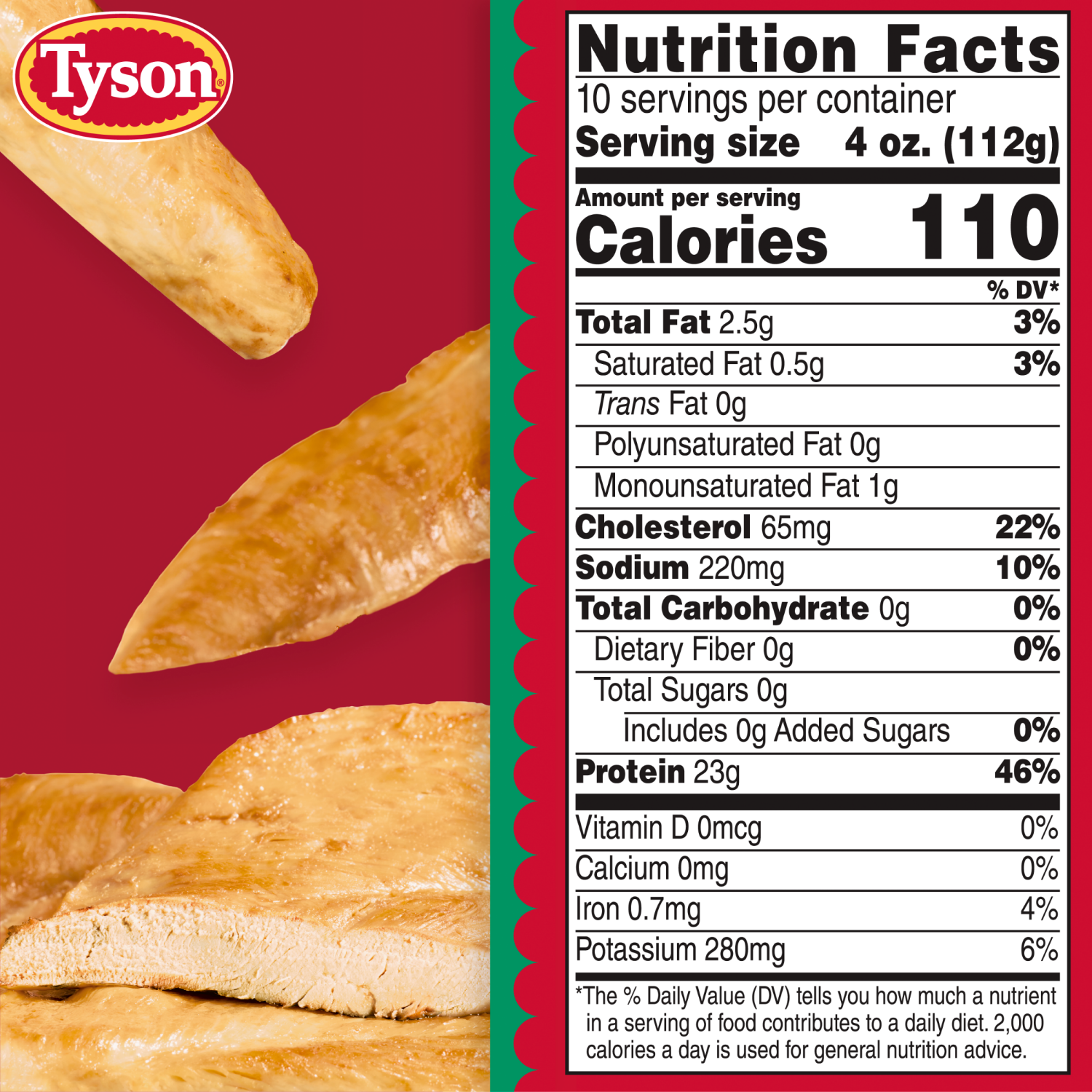 slide 4 of 7, Tyson Boneless Skinless Chicken Breasts, 2.5 lb. (Frozen), 40 oz