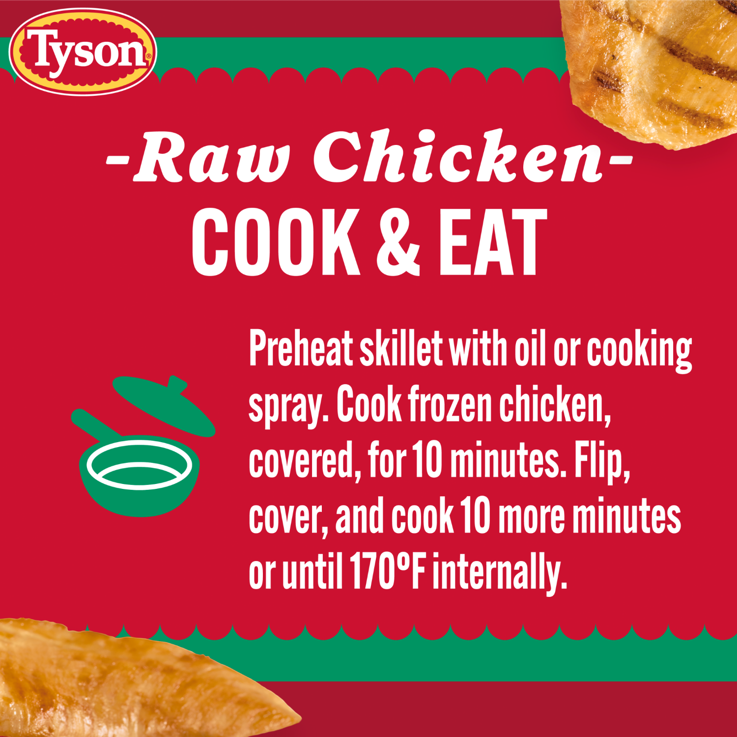 slide 7 of 7, Tyson Boneless Skinless Chicken Breasts, 2.5 lb. (Frozen), 40 oz