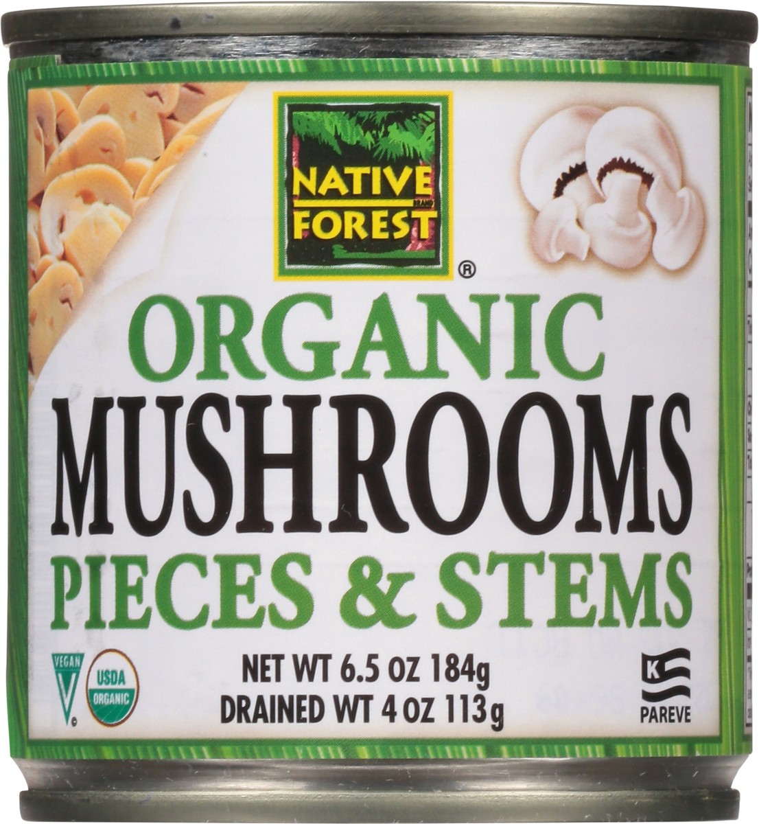 slide 11 of 12, Native Forest Organic Mushrooms Pieces & Stems, 4 oz