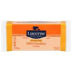 Lucerne Cheese Natural Mild Cheddar - 32 Oz