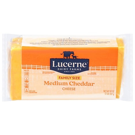 Lucerne Cheese Natural Mild Cheddar 32 Oz | Shipt