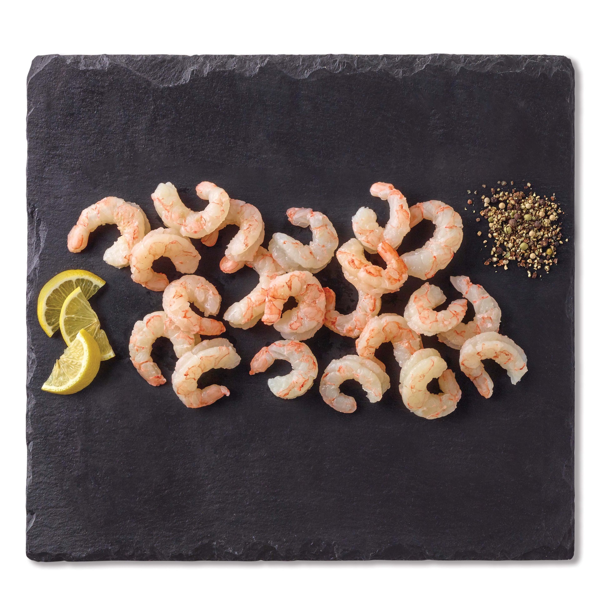 slide 1 of 1, H-E-B Wild Caught Peeled Deveined Tail-Off Jumbo Red Argentine Raw Shrimp, 21 - 30 ct/lb, per lb