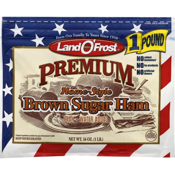 slide 1 of 6, Land O' Frost Land O'Frost Premium Lunch Meat Brown Sugar Ham, 16 oz, 16 oz