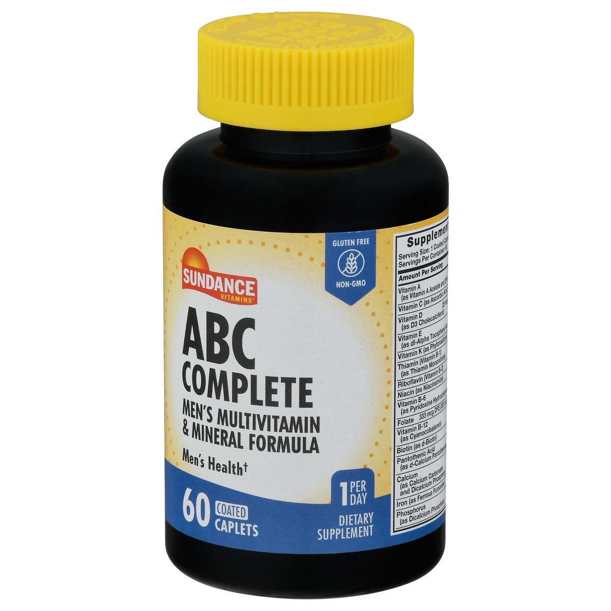 slide 2 of 9, Sundance Vitamins Men's Multivitamin & Mineral Formula ABC Complete Vitamins Caplets 60 ea, 60 ct