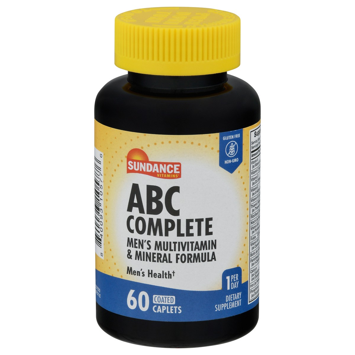 slide 1 of 9, Sundance Vitamins Men's Multivitamin & Mineral Formula ABC Complete Vitamins Caplets 60 ea, 60 ct