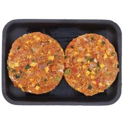 H-E-B Fish Market Atlantic Salmon Burger Patties - Fiesta Jalapeno