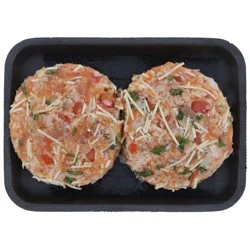 H-E-B Fish Market Salmon Burger Patties - Bruschetta