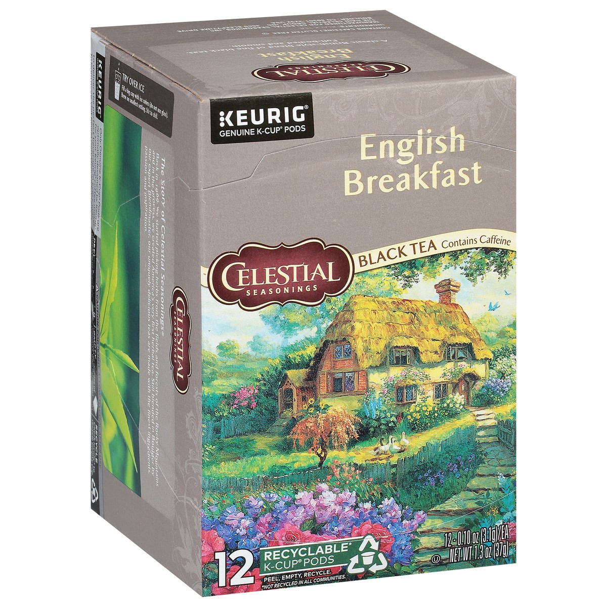 slide 2 of 10, Celestial Seasonings English Breakfast Black Tea K Cups, 12 ct