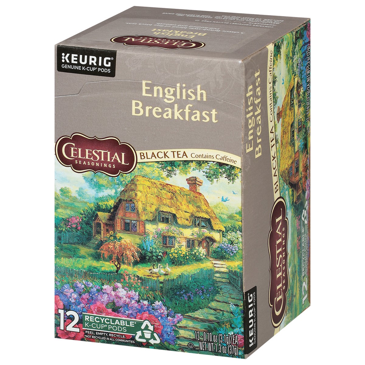 slide 3 of 10, Celestial Seasonings English Breakfast Black Tea K Cups, 12 ct