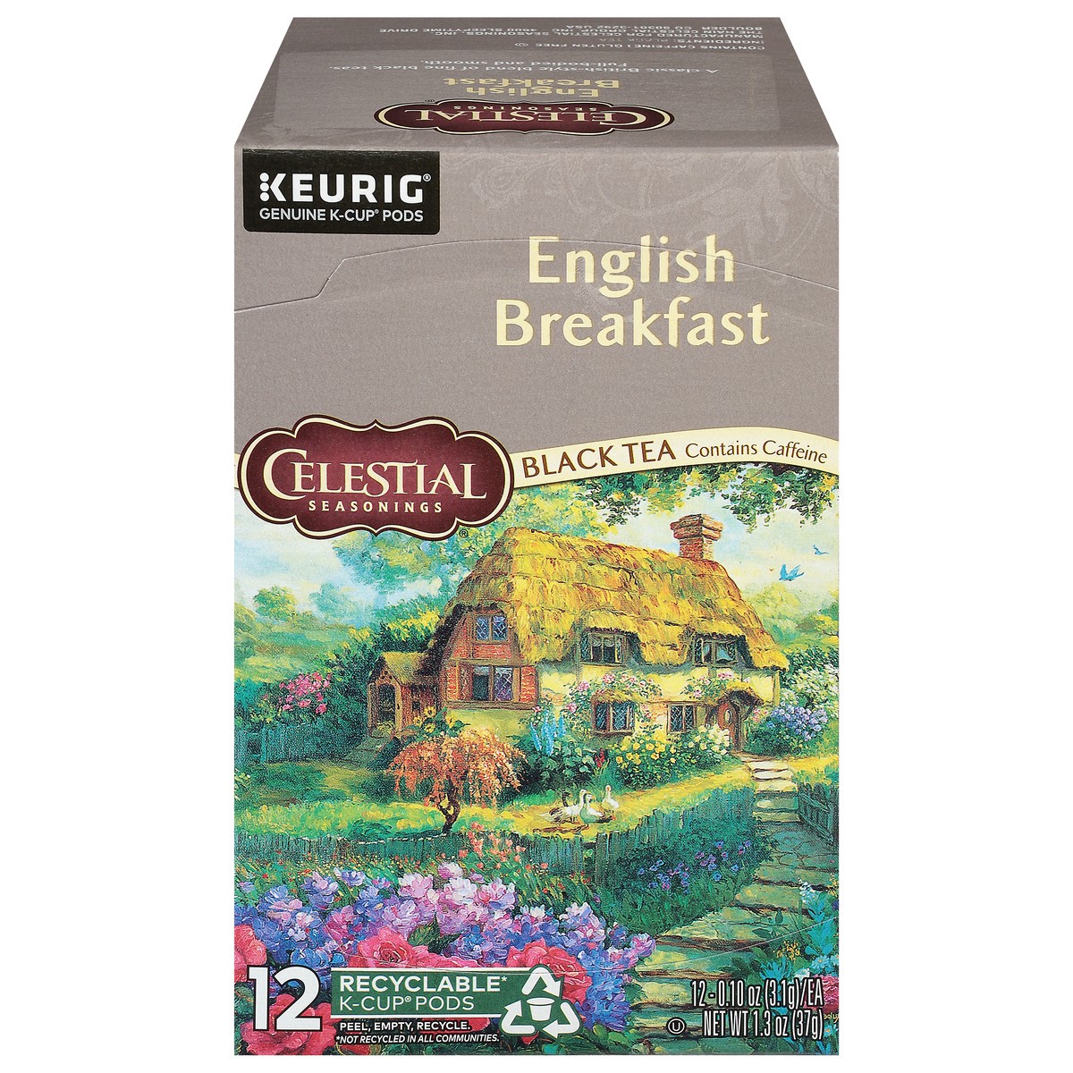 slide 7 of 10, Celestial Seasonings English Breakfast Black Tea K Cups, 12 ct