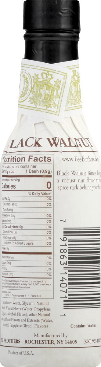 slide 7 of 7, Fee Brothers Black Walnut Bitters - 5 fl oz, 5 fl oz