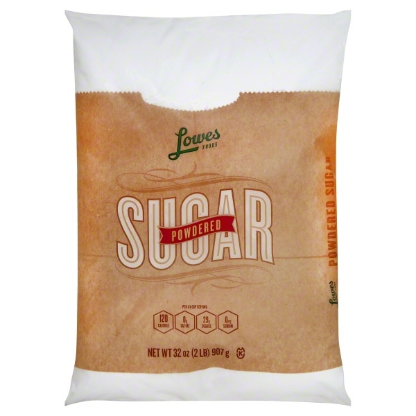 slide 1 of 1, Lowes Foods Powdered Sugar, 32 oz