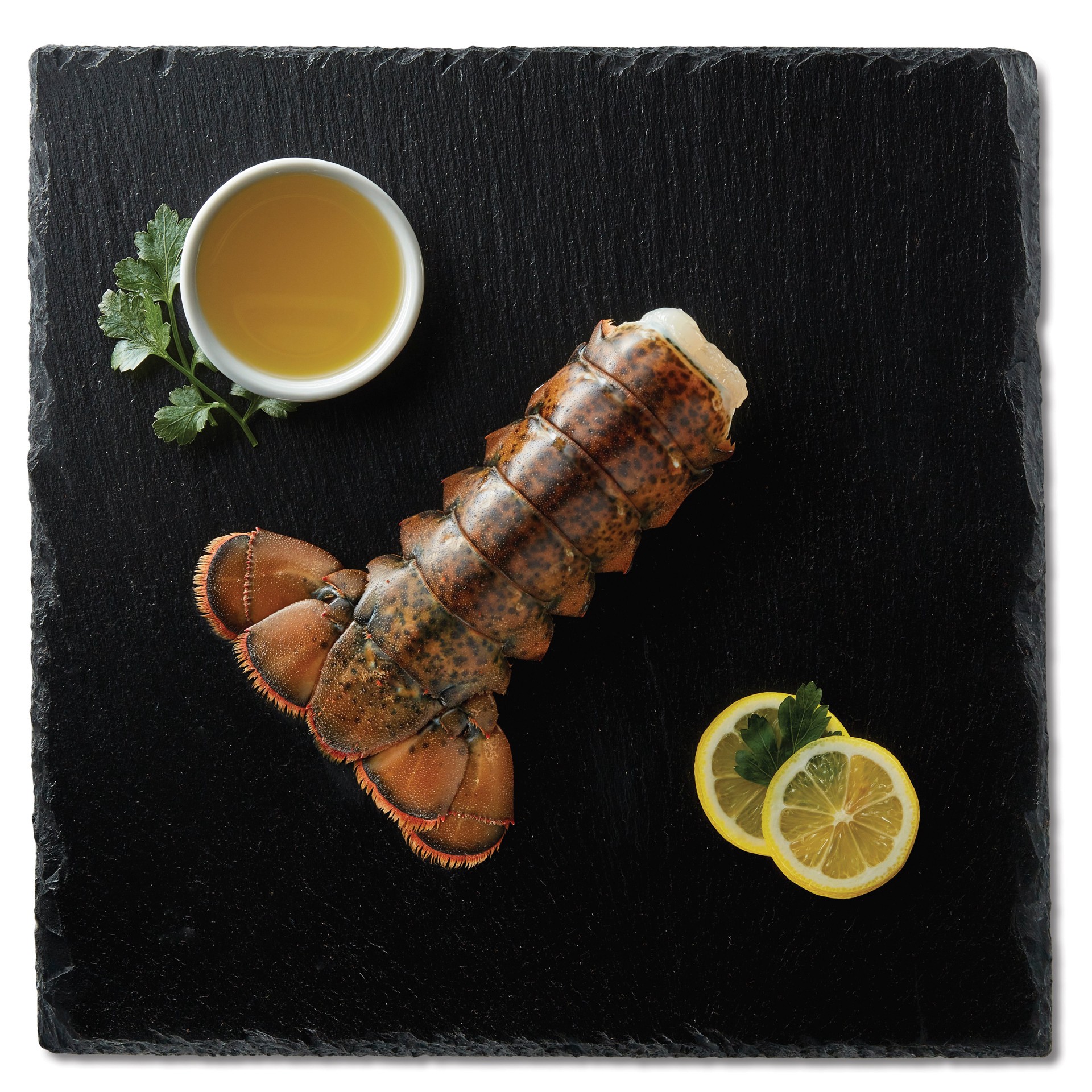 slide 1 of 1, H-E-B Wild Caught Cold Water Raw Lobster Tail, 6 x 7 oz